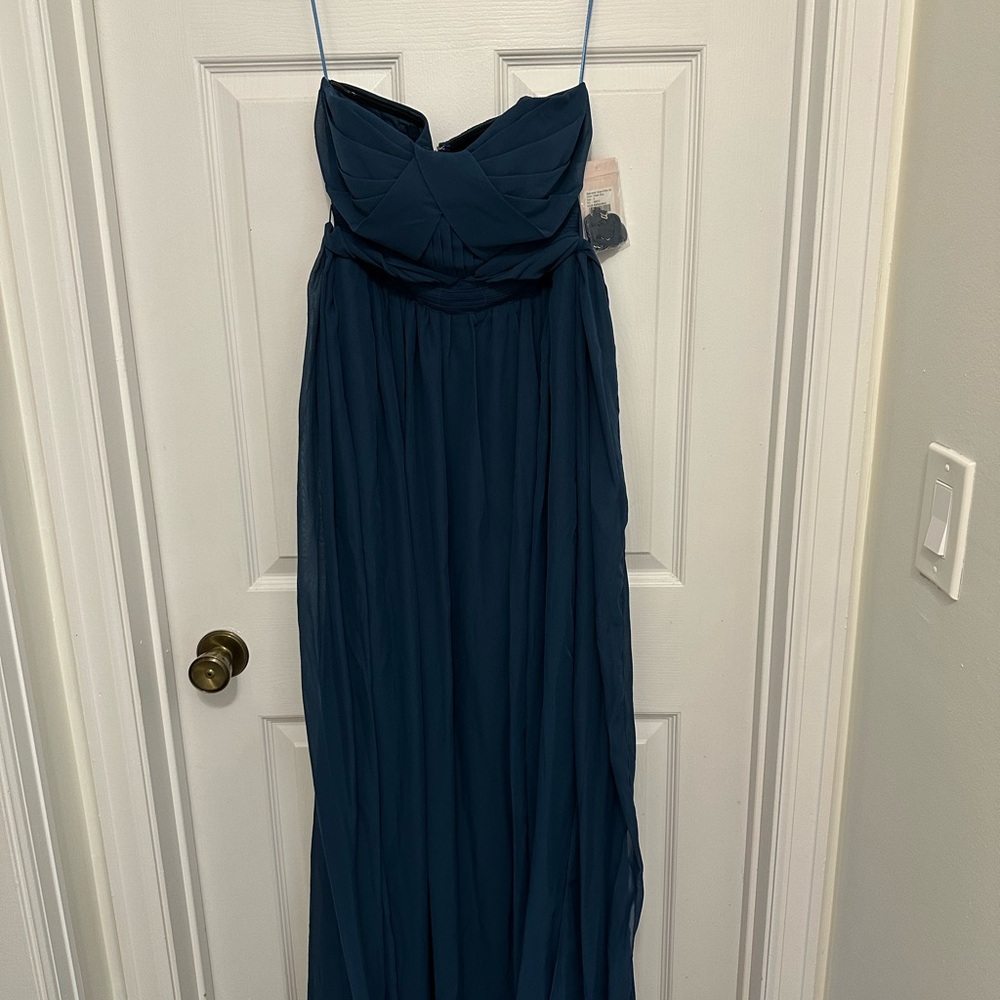 Birdy Grey Grace Chiffon Slit Dress
